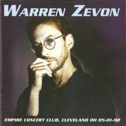 Empire Concert Club, Cleveland OH 05-01-92 di Warren Zevon - CD