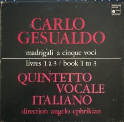 Madrigali A Cinque Voci. Libri 1-3 (Quintetto Vocale Italiano) di Gesualdo Carlo (1561 - 1613) - LP
