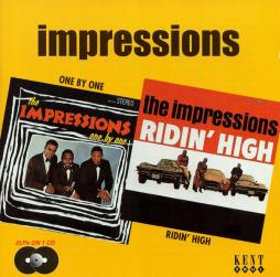 One By One / Ridin' High  di The Impressions  - CD