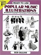 Popular Music Illustrations di Giuliani Bob - Dover - libri Popular Music Illustrations di Giuliani Bob - Dover - libri