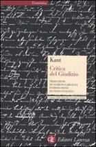 Critica Del Giudizio  di Kant Immanuel - Libro