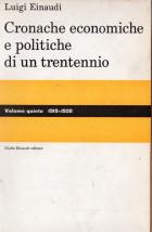Cronache Economiche E Politiche Di Un Trentennio Vol 5  di Einaudi Luigi - Libro