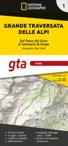 Grande Traversata Delle Alpi 1: 25.000  di Aa.vv. - Libro