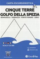 Carta Escursionistica Cinque Terre Golfo Della Spezia di Aa.vv. - libri Carta Escursionistica Cinque Terre Golfo Della Spezia di Aa.vv. - libri