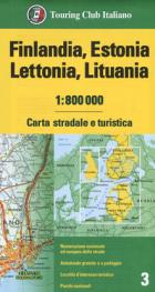 Finlandia, Estonia, Lettonia, Lituania 1:800.000. Carta Stradale E Turistica di 2019 - libri Finlandia, Estonia, Lettonia, Lituania 1:800.000. Carta Stradale E Turistica di 2019 - libri