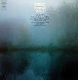Printemps - Three Nocturnes - Clarinet Rhapsody (Pierre Boulez) di Debussy Claude (1862-1918) - LP