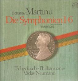 Die Symphonien 1-6 di Martinu Bohuslav (1890-1959) - CD Die Symphonien 1-6 di Martinu Bohuslav (1890-1959) - CD