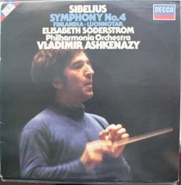 Sinfonia 4 - Finlandia - Luonnotar (Ashkenazy) di Sibelius Jean (1865-1957) - LP