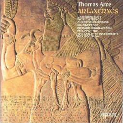 Artaxerxes di Arne Thomas (1710-1782) - CD