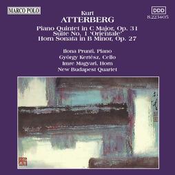 Piano Quintet Op. 31 - Suite 1 Orientale - Horn Sonata In B Minor Op. 27 di Atterberg Kurt (1837-1914) - LP
