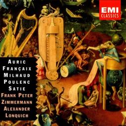 Opere Per Violino E Pianoforte (Georges Auric; Jean Francaix; Erik Satie; Darius Milhaud; Francis Poulenc) di AA.VV. (Compositori) - CD