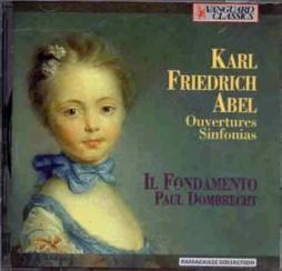 Ouvertures - Sinfonias  di Abel Carl Friedrich (1723-1787)