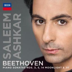 Piano Sonatas 3 (op. 2, N. 3), 5 (op. 10, N. 1), 14 (op. 27, N. 2 "Moonlight"), 30 (op. 109) (Ashkar) di Beethoven Ludwig Van (1770-1827) - LP