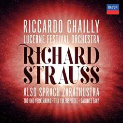 Also Sprach Zarathustra (op. 30) - Tod Und Verklarung (op. 24) - Till Eulenspiegel Lustige Streiche (op. 28) - Salomes Tanz Der Sieben Schleier (op. 58) (Chailly) di Strauss Richard (1864-1949) - CD