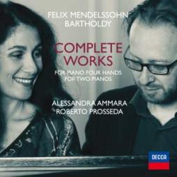 Complete Works For Piano Four Hands And Two Pianos. (Ammara, Prosseda) di Mendelssohn Felix (1809-1847) - LP