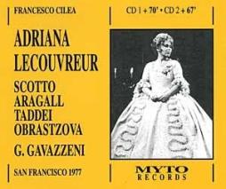 Adriana Lecouvreur (Scotto, Aragall, Taddei) di Cilea Francesco (1866-1950) - CD