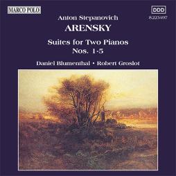 Suites For Two Pianos 1-5 di Arensky Anton Stepanovich (1861-1906) - CD Suites For Two Pianos 1-5 di Arensky Anton Stepanovich (1861-1906) - CD