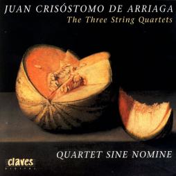 Three String Quartets di Arriaga Juan Crisostomo De (1806-1826) - CD Three String Quartets di Arriaga Juan Crisostomo De (1806-1826) - CD