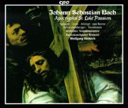 Apocryphal St. Luke Passion di Bach Johann Sebastian (1685-1750) - CD