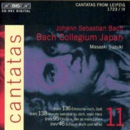 Cantatas BWV 136, 138, 95, 46 di Bach Johann Sebastian (1685-1750) - CD
