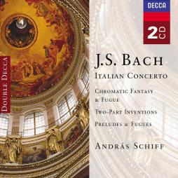 Concerto Italiano BWV 971; BWV 807, 903, 816, 828; Preludi E Fughe Dai Due Libri Del Clavicembalo Ben Temperato (Schiff) di Bach Johann Sebastian (1685-1750) - CD