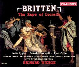 The Rape Of Lucretia (Hickox) di Britten Benjamin (1913-1976) - CD