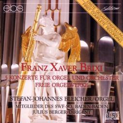 5 Konzerte Fur Orgel Und Orchester  di Brixi Franz Xaver (1732-1771) - LP