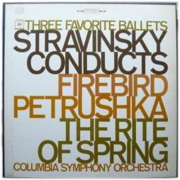 Stravinsky Conducts Firebird, The Rite Of Spring, Petruskha di Stravinsky Igor (1882-1971) - LP