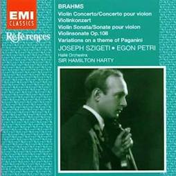 Concerto Per Violino - Sonata Per Violino 108 - Variazioni Su Un Tema Di Paganini (Szigeti) di Brahms Johannes (1833-1897) - CD