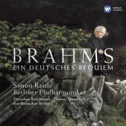 Requiem Tedesco (Rattle) di Brahms Johannes (1833-1897) - CD
