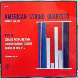 American String Quartets Vol. 2 1900-1950 (Copland, Gershwin, Piston, Thomson, Schuman, Sessions, Hanson, Menin, Ives) di Kohon String Quartet - CD