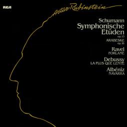 Symphonic Etudes & Arabesque (Schumann) - Forlane (Ravel) - Le Plus Que Lente (Debussy) - Navarra (Albeniz) di Rubinstein Arthur (1887-1982) - LP