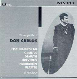 Don Carlo (Fischer-Dieskau) di Verdi Giuseppe (1813-1901) - CD