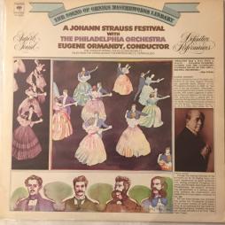 Johann Strauss Festival: Voci Della Primavera Op. 410 - Valzer Dell'imperatore Op. 437 - Sangue Di Vienna Op. 345 - Danubio Blu Op. 314 - Storie Dalla Selva Viennese Op. 325 (Ormandy) di Strauss Johann Figlio (1825-1899) - LP