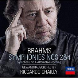Sinfonie 2, 4 (Chailly) di Brahms Johannes (1833-1897) - LP