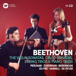Sonate Per Violino (complete), Sonate Per Violoncello (complete), Trii Per Archi (completi), Trii Per Pianoforte (completi) (Perlman, Zukerman, Barenboim, Du Pré) di Beethoven Ludwig Van (1770-1827) - CD