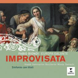 Improvisata. Sinfonie Con Titoli Di Vivaldi, Sammartini, Boccherini, Monza, Damachi (Biondi) di AA.VV. (Compositori) - CD
