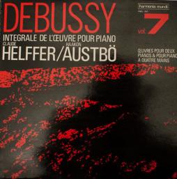 Integrale Dell'opera Pianistica Vol. 7 (Opere Per Due Pianoforti E Opere Per Pianoforte A Quattro Mani) (Helffer/Austbo) di Debussy Claude (1862-1918) - CD