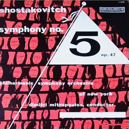 Sinfonia 5 (Mitropoulos) di Shostakovich Dmitri (1906-1975) - CD