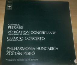 Récréation Concertante - Quarto Concerto (Pesko) di Petrassi Goffredo (1904-2003) - LP
