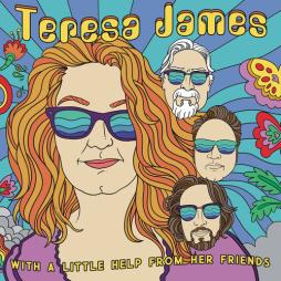 With A Little Help From Her Friends  di Teresa James - CD