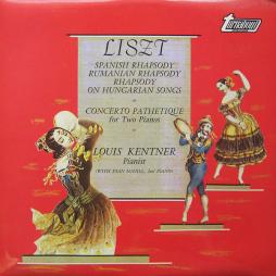 Liszt: Rhapsodies/ Concerto Pathetique (Kentner) di Liszt Franz (1811-1886) - LP
