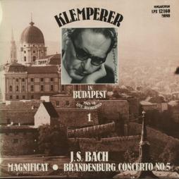 Klemperer In Budapest 1 di Bach Johann Sebastian (1685-1750) - LP