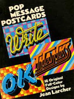 Pop Message Postcards  di Larcher - Libro