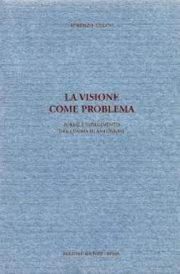 Visione Come Problema  di Cuccu Lorenzo - libri