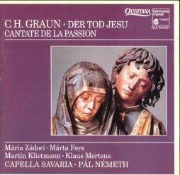 Der Tod Jesu di Graun Carl Heinrich (1703 - 1759) - CD