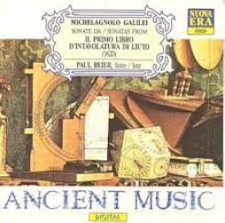 Sonate Da Il Primo Libro D'Intavolatura Di Liuto di Galilei Michelagnolo (1575 - 1631) - CD