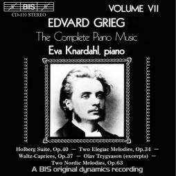 The Complete PianoMusic Vol. 7: Holberg Suite, Op. 40 di Grieg Edvard (1843-1907) - CD