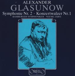 Symphonie Nr. 2/ Konzertwalzer Nr. 1 di Glasunow Alexander (1865 - 1936) - CD