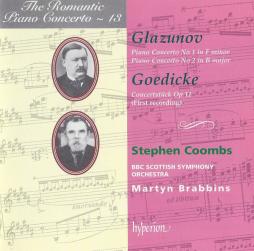 Piano Concertos (Coombs) di Glazunov Alexander Konstantinovich (1865 - 1936) - CD
